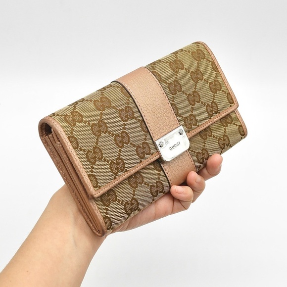 🍓GUCCI GG Envelop Canvas Wallet - Picture 9 of 14